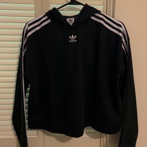 Cropped adidas hoodie